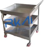 Stainless Steel Utility Trolley